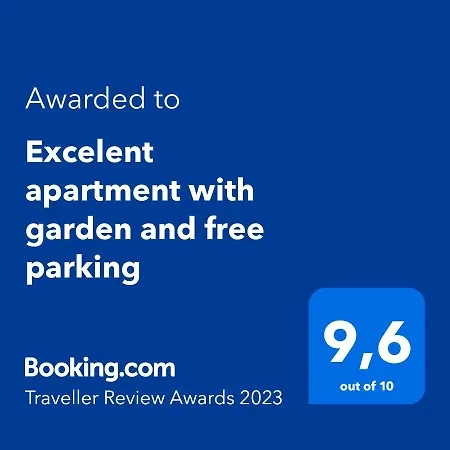 Excelent With Garden And Free Parking Апартаменти *